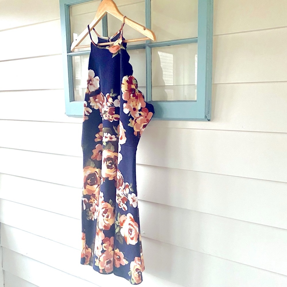Halter Fit and Flare Dress